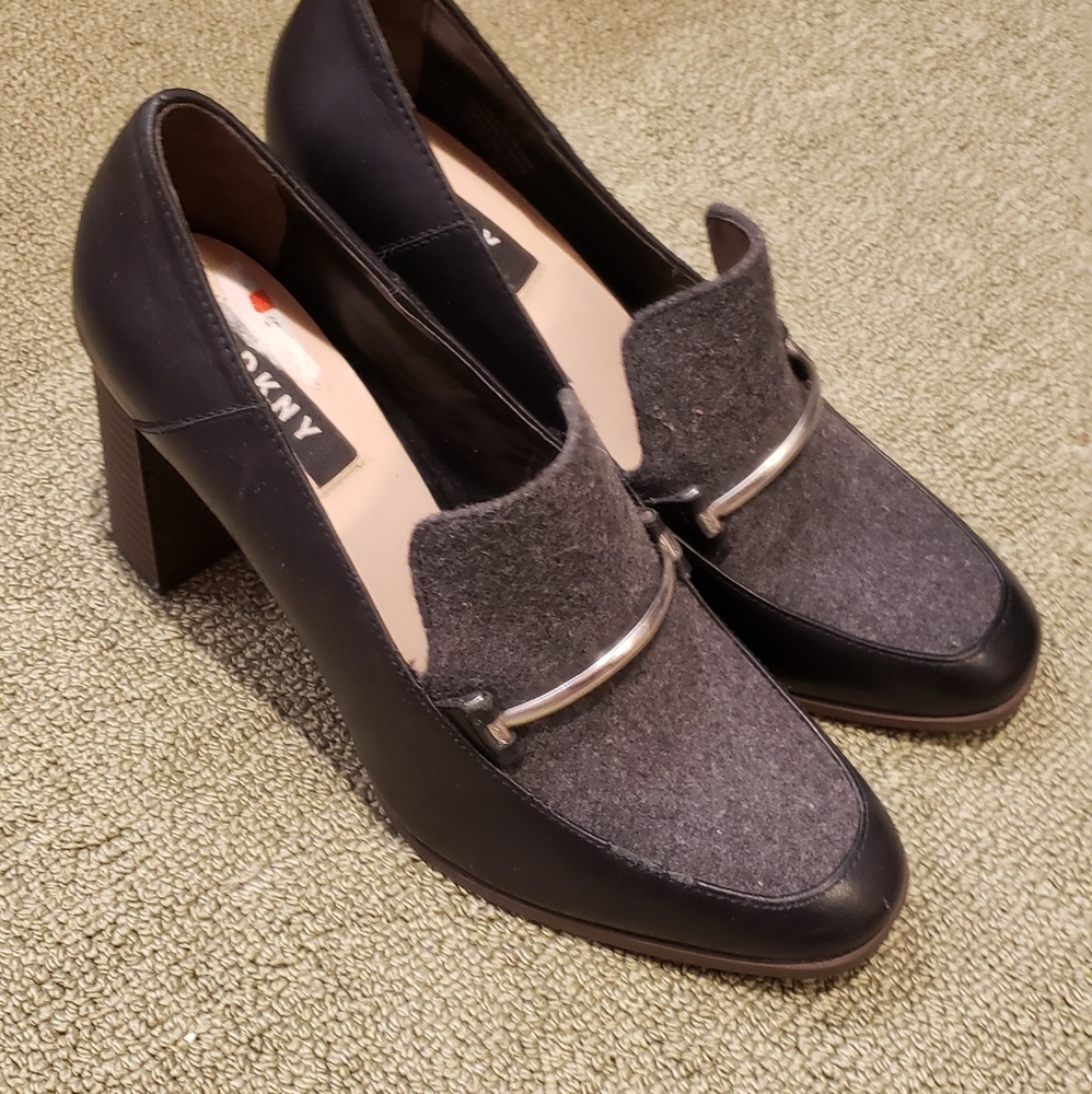 DKNY Block Heel Loafer
